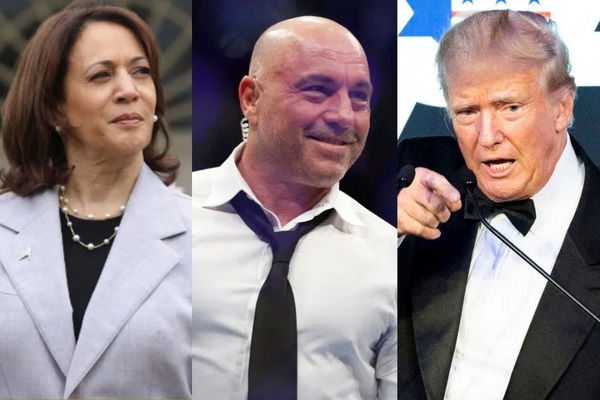 Kamala Harris; Joe Rogan; Donald Trump