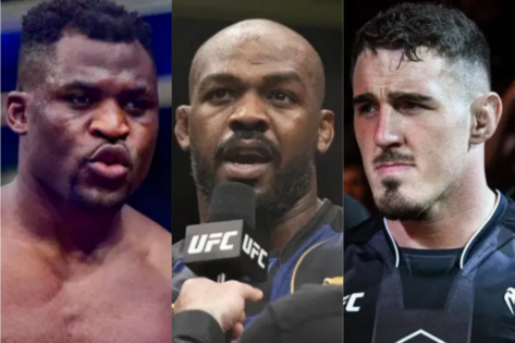 Jon Jones Reveals Only Condition to Pick Between Francis Ngannou and Tom Aspinall as His Next Opponent