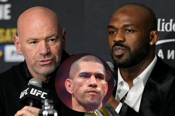 Dana White; Jon Jones; Alex Pereira