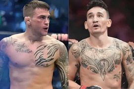 Dustin Poirier and Max Holloway