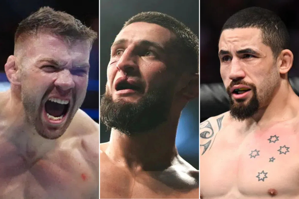 Dricus Du Plessis, Khamzat Chimaev, Robert Whittaker