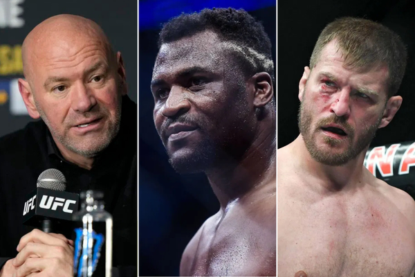 Dana White, Francis Ngannou, Stipe Miocic