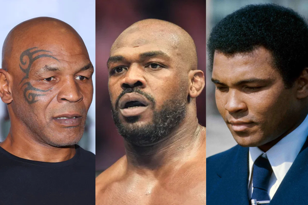 Mike Tyosn, Jon Jones, Muhammad Ali