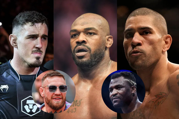 Tom Aspinall, Conor McGregor, Jon Jones, Francis Ngannou, Alex Pereira