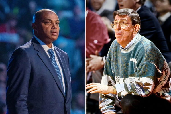 Charles Barkley and Lou Carnesecca