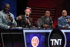 Shaquille O'Neal, Ernie Johnson, Kenny Smith, Charles Barkley