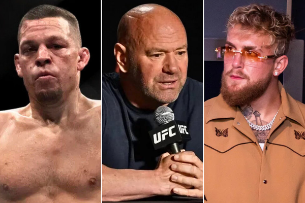 Nate Diaz, Dana White, Jake Paul