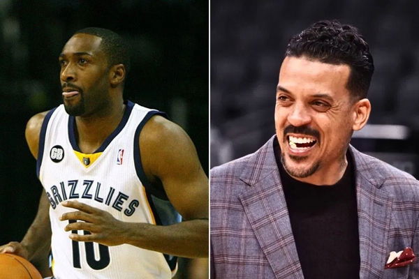 Gilbert Arenas and Matt Barnes