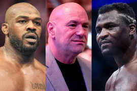 Jon Jones, Dana White, Francis Ngannou