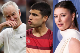 John McEnroe, Carlos Alcaraz, Maria Sharapova