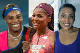 Serena Williams, Gabby Thomas, FLoJo