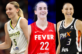 Caitlin Clark, Paige Bueckers, and Diana Taurasi