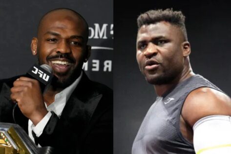 Jon Jones Catches Fans Off Guard With 3-Word Message to Francis Ngannou on 39th Birthday
