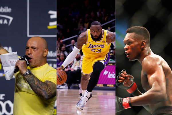 Joe Rogan LeBron James, Israel Adesanya