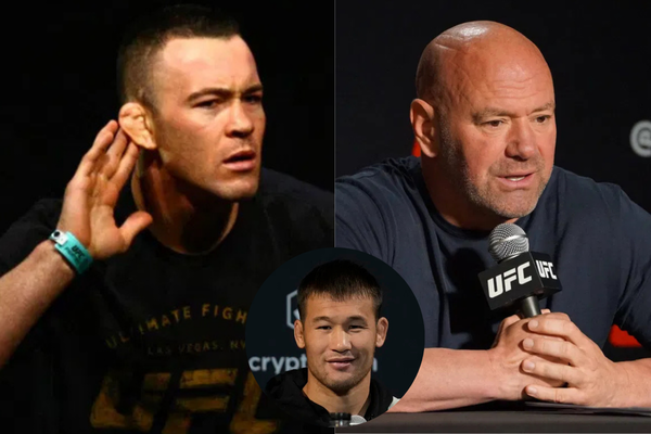 Colby Covington, Shavkat Rakhmonov, Dana White