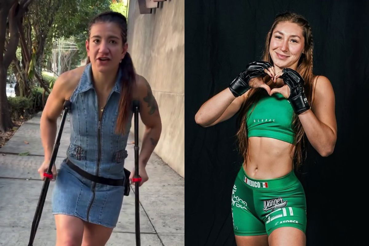 Regina Tarin and Fans Wish Speedy Recovery as Ailin Perez Seen on Crutches After UFC Mexico