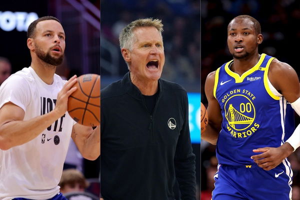 Jonathan Kuminga, Steve Kerr, Stephen Curry