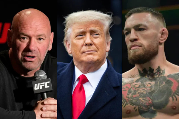 Dana White, Donald Trump, Conor McGregor