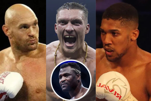 Tyson Fury, Olenksandr Usyk, Anthony Joshua