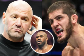 Dana White, Islam Makhachev, Jon Jones