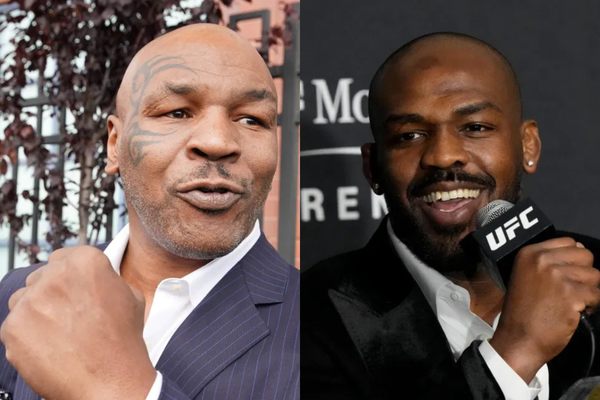 Mike Tyson and Jon Jones