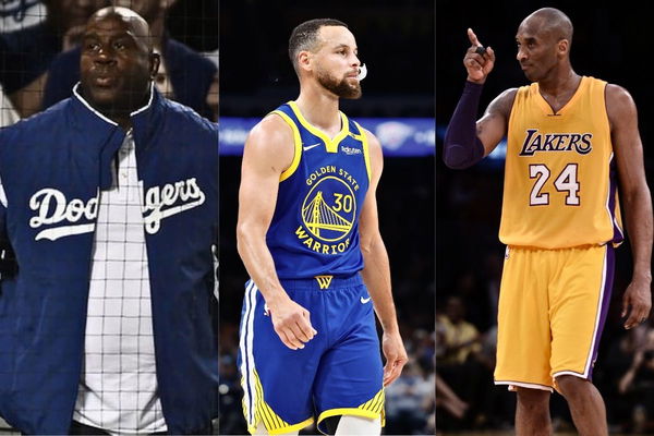 Stephen Curry, Kobe Bryant, Magic Johnson