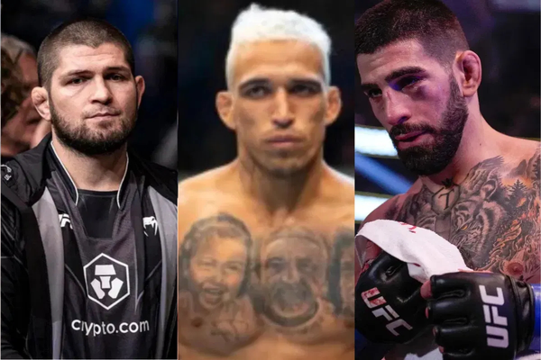 khabib nurmagomedov, Charles Oliveira, Ilia Topuria