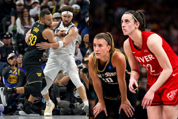 Stephen Curry, Klay Thompson, Sabrina Ionescu, Caitlin Clark