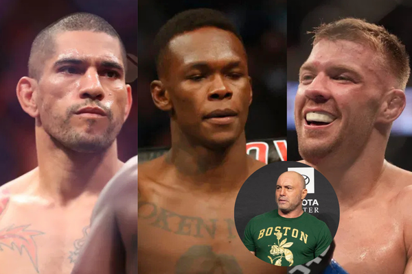 Alex Pereira, Israel Adesanya, Dricus Du Plessis,Joe Rogan