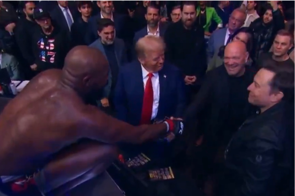 Jon Jones, Dana White, Donald Trump, Elon Musk