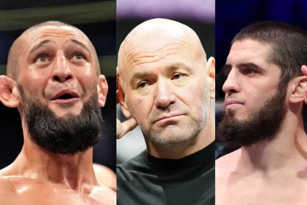 Khamzat Chimaev, Dana White, Islam Makhachev