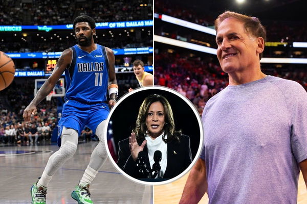 Kyrie Irving, Mark Cuban, Kamala Harris