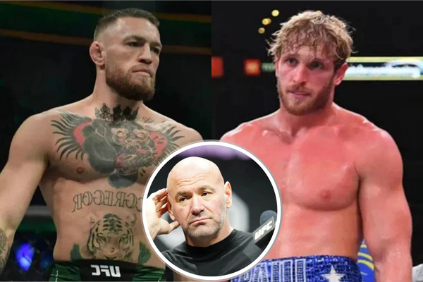 Conor McGregor, Logan Paul, Dana White