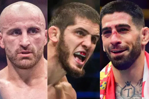 Alexander Volkanovski, Islam Makhachev, Ilia Topuria