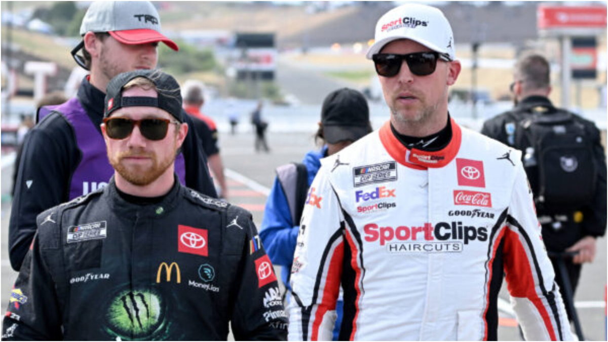 Denny Hamlin Dissects Teammate Ty Gibbs" Conflict Over Sacrificing Win For Points