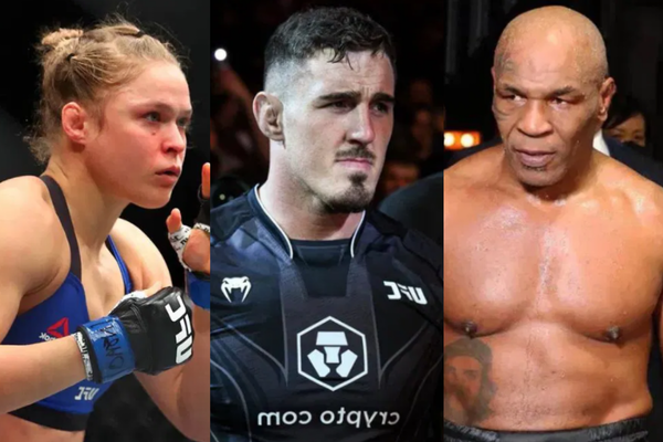 Ronda Rousey, Tom Aspinall, Mike Tyson