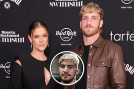 Logan Paul, Nina Agdal, Dillon Danis