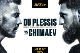 UFC 319 poster