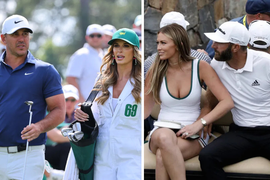 Brooks Koepka, Jena Sims, Dustin Johnson, Paulina