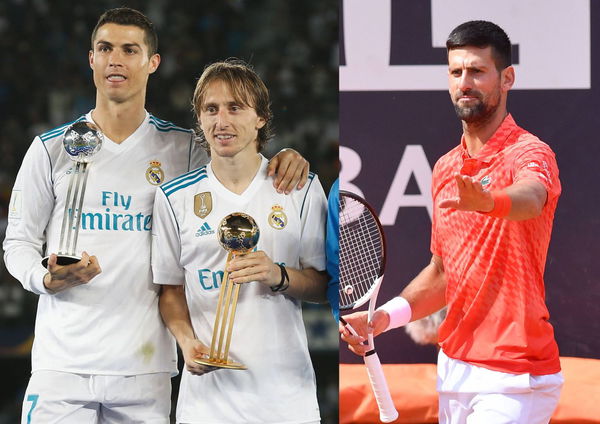 Cristiano Ronaldo Luka Modric and Novak Djokovic