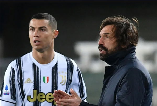 Cristiano Ronaldo and Andrea Pirlo