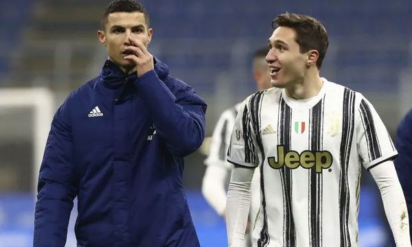 Cristiano Ronaldo and Federico Chiesa