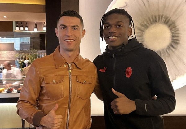 Cristiano Ronaldo and Rafael Leao