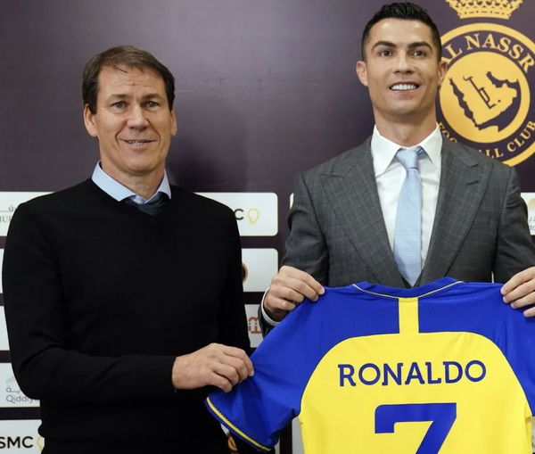 Cristiano Ronaldo and Rudi Garcia