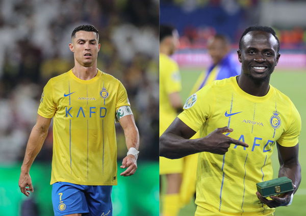 Cristiano Ronaldo and Sadio Mane