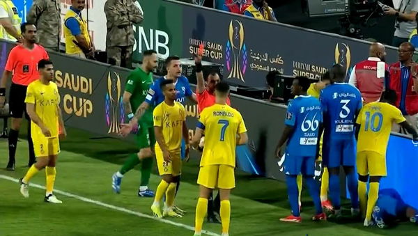 Cristiano Ronaldo red card Al Nassr