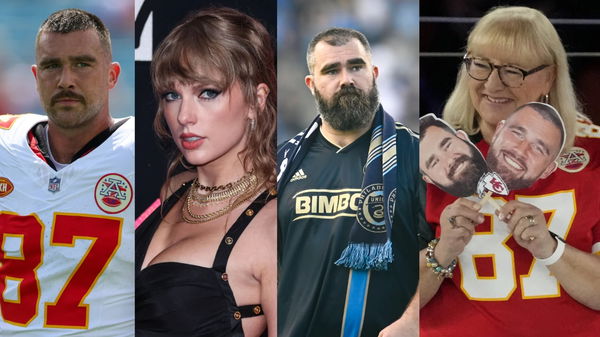 Travis Kelce, Taylor Swift, Jason Kelce, Donna Kelce