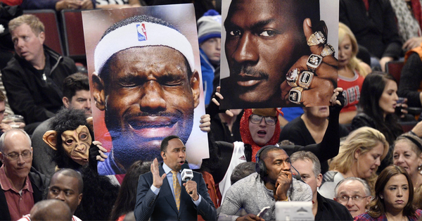 LeBron James, Michael Jordan, Shannon Sharpe, Stephen A. Smith