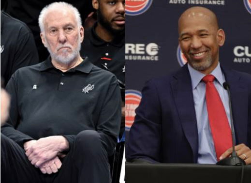 Greg Popovich and Monty Williams Collage