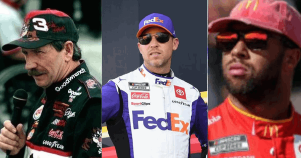 Dale Earnhardt, Denny Hamlin &#038; Bubba Wallace